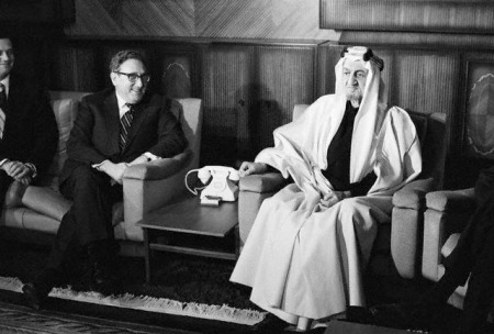 kissinger with saudis 1973